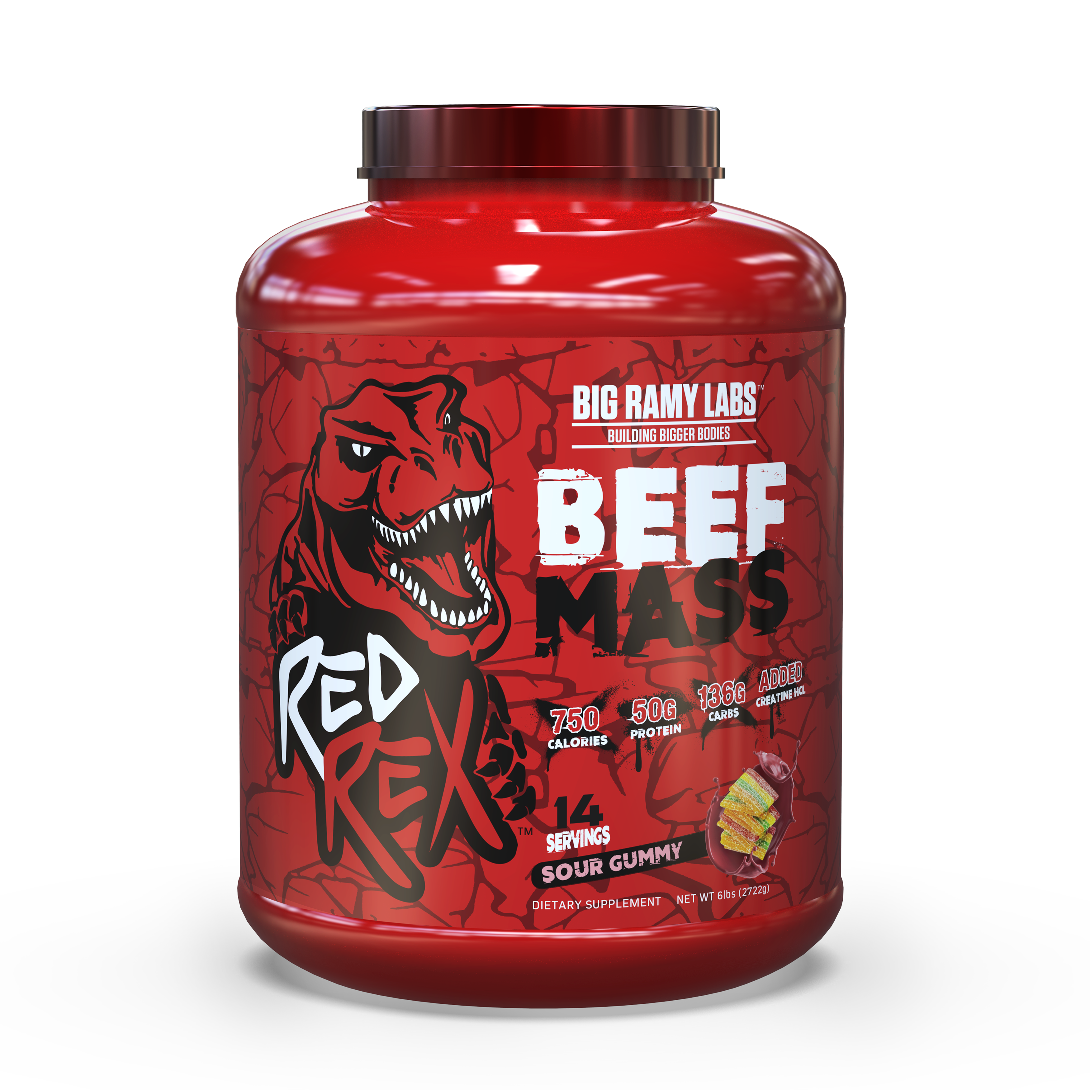 RED REX BEEF MASS GAINER - Big Ramy Labs Egypt