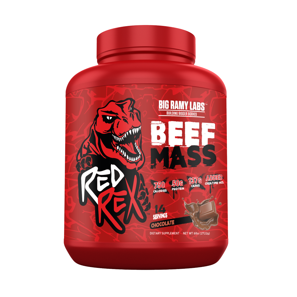 RED REX BEEF MASS GAINER - Big Ramy Labs Egypt