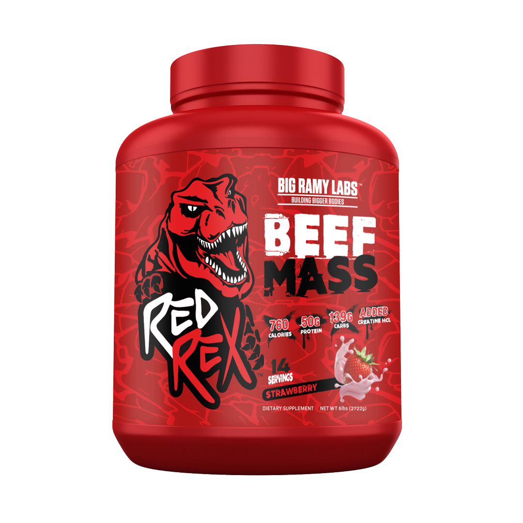 RED REX BEEF MASS GAINER - Big Ramy Labs Egypt