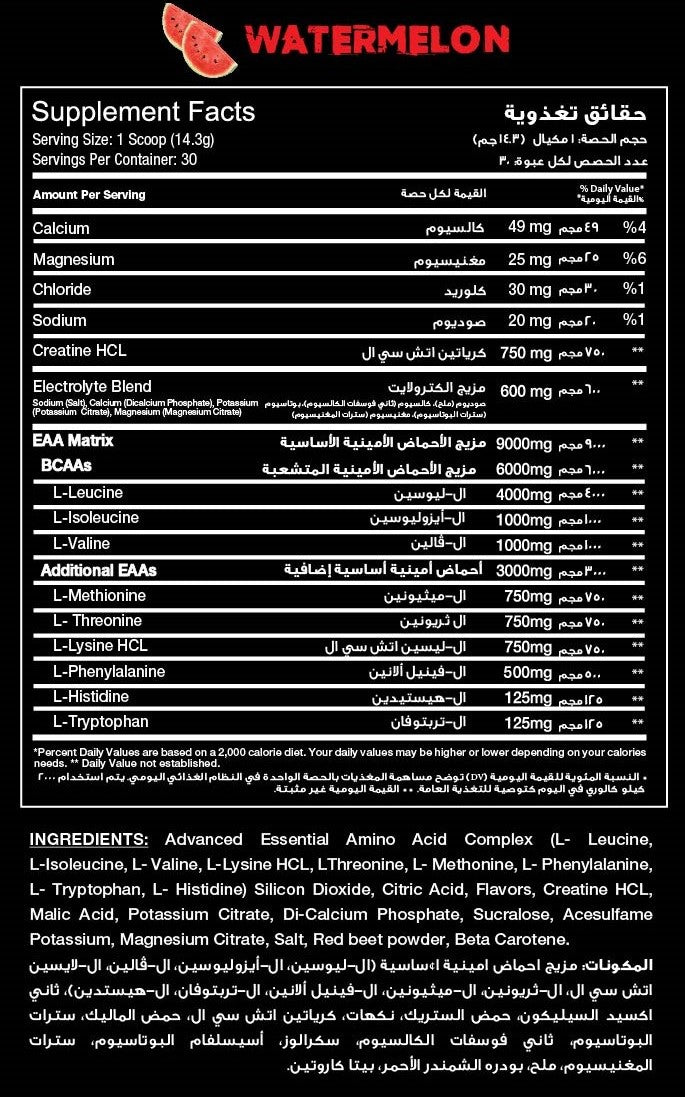 RED REX EAA + CREATINE HCL - Big Ramy Labs Egypt
