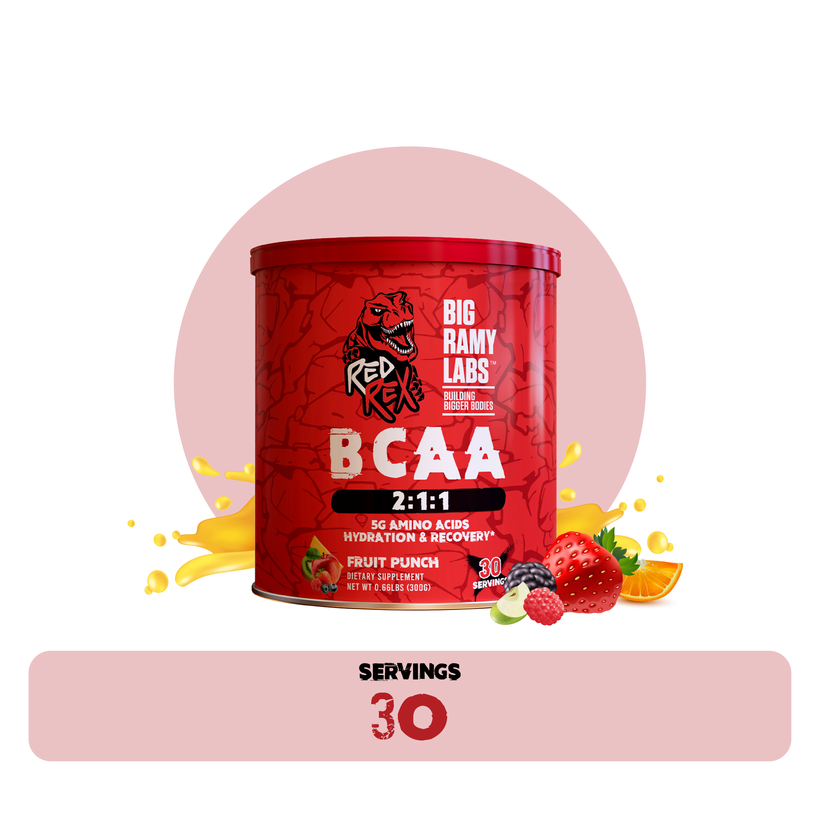 RED REX BCAA 5000MG - Big Ramy Labs Egypt