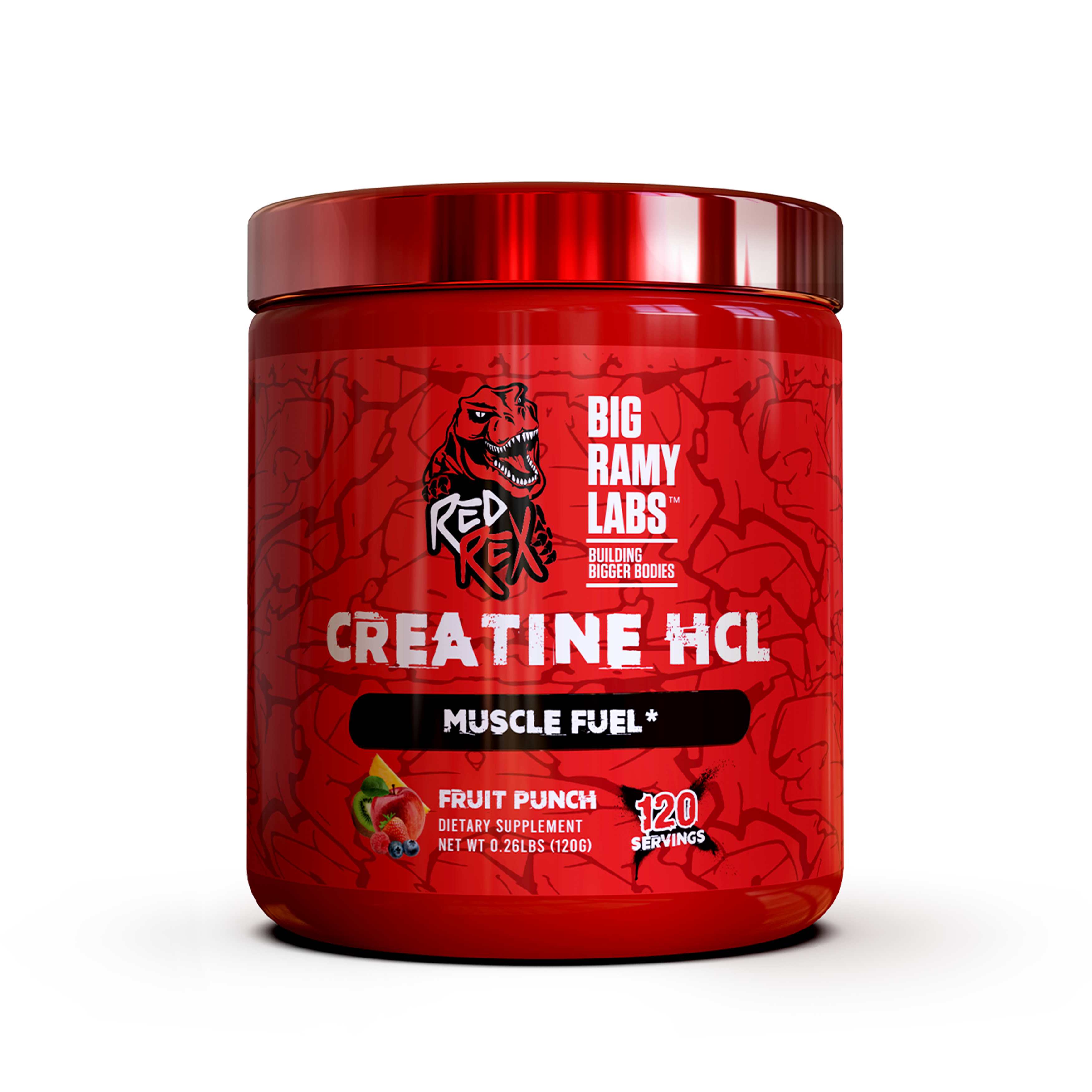 RED REX CREATINE HCL 750MG FRUIT PUNCH - Big Ramy Labs Egypt