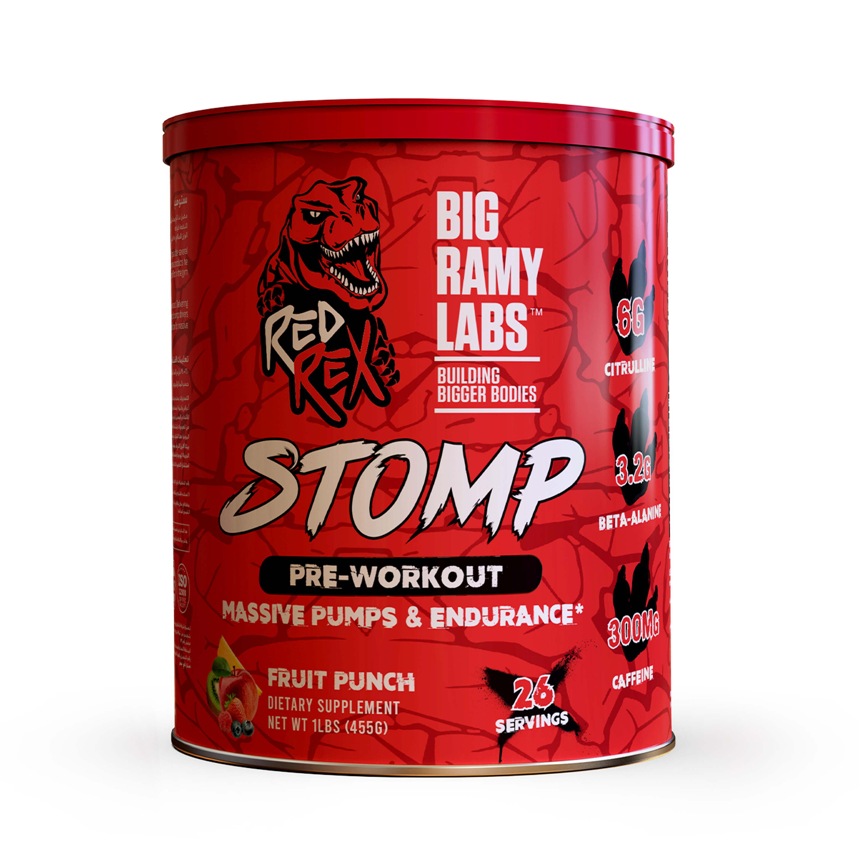 RED REX STOMP PREWORKOUT