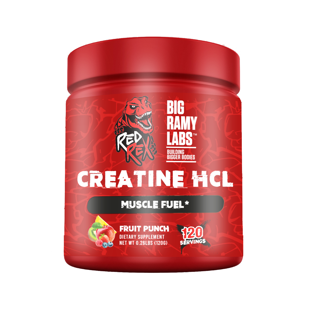 Reg Creatine RED REX CREATINE HCL 1500MG FRUIT PUNCH – Big Ramy Labs Egypt