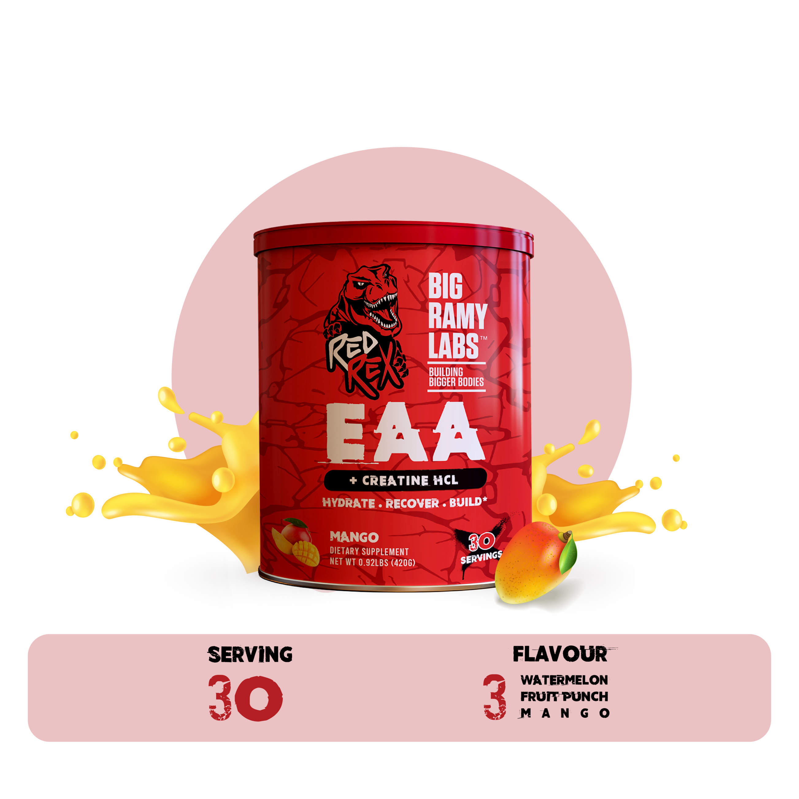 RED REX EAA + CREATINE HCL - Big Ramy Labs Egypt