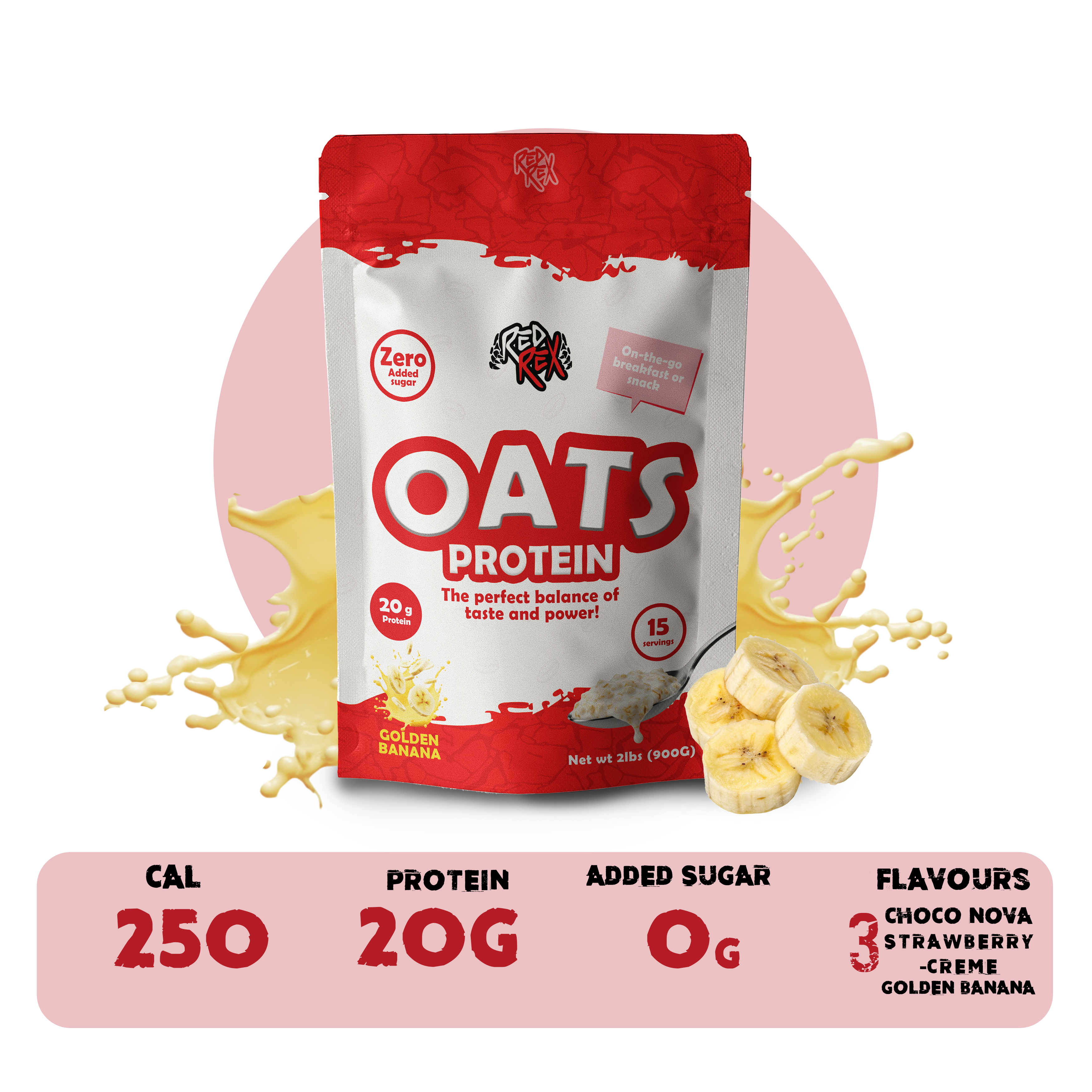 RED REX PROTEIN OATS