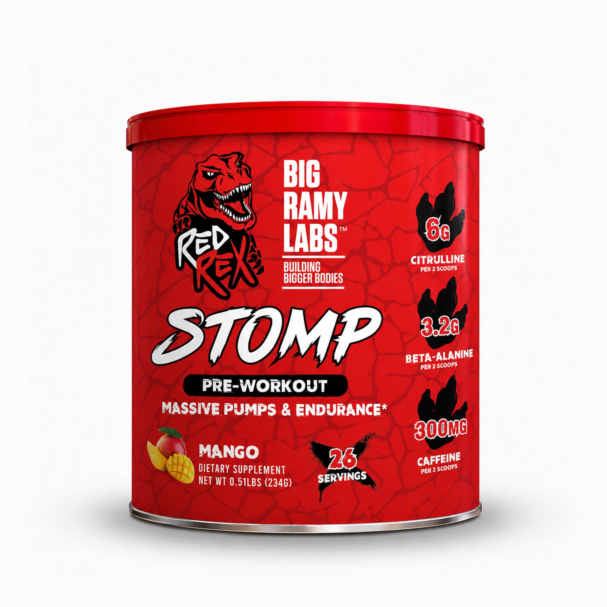 ريد ريكس ستومب PREWORKOUT