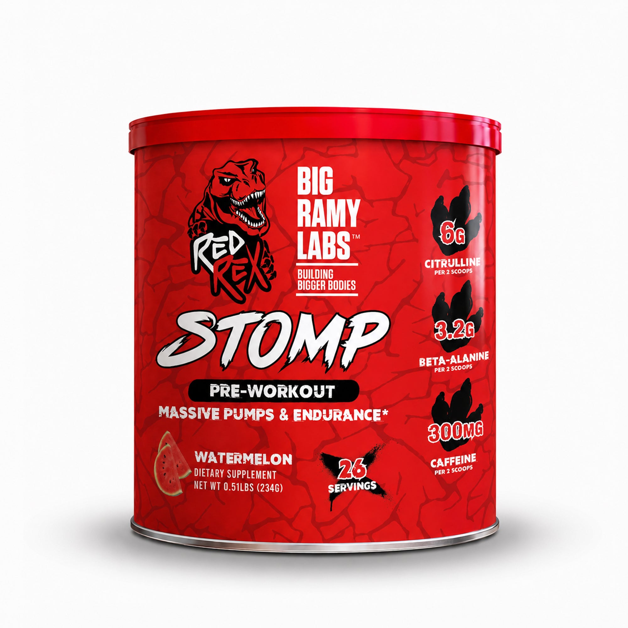 ريد ريكس ستومب PREWORKOUT