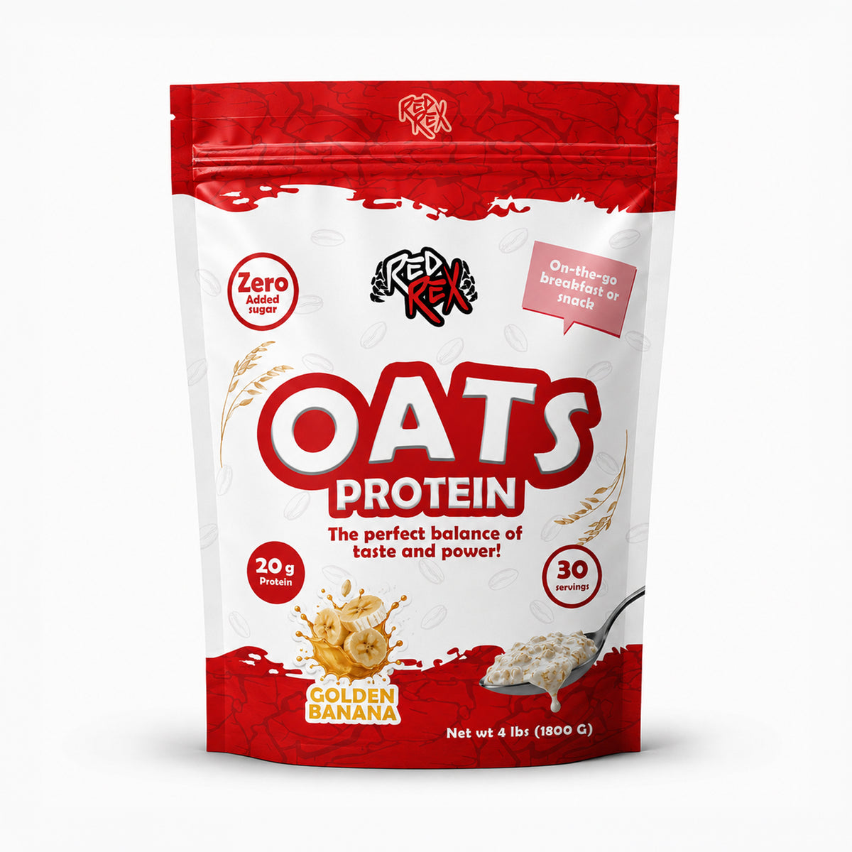 RED REX PROTEIN OATS - Big Ramy Labs Egypt