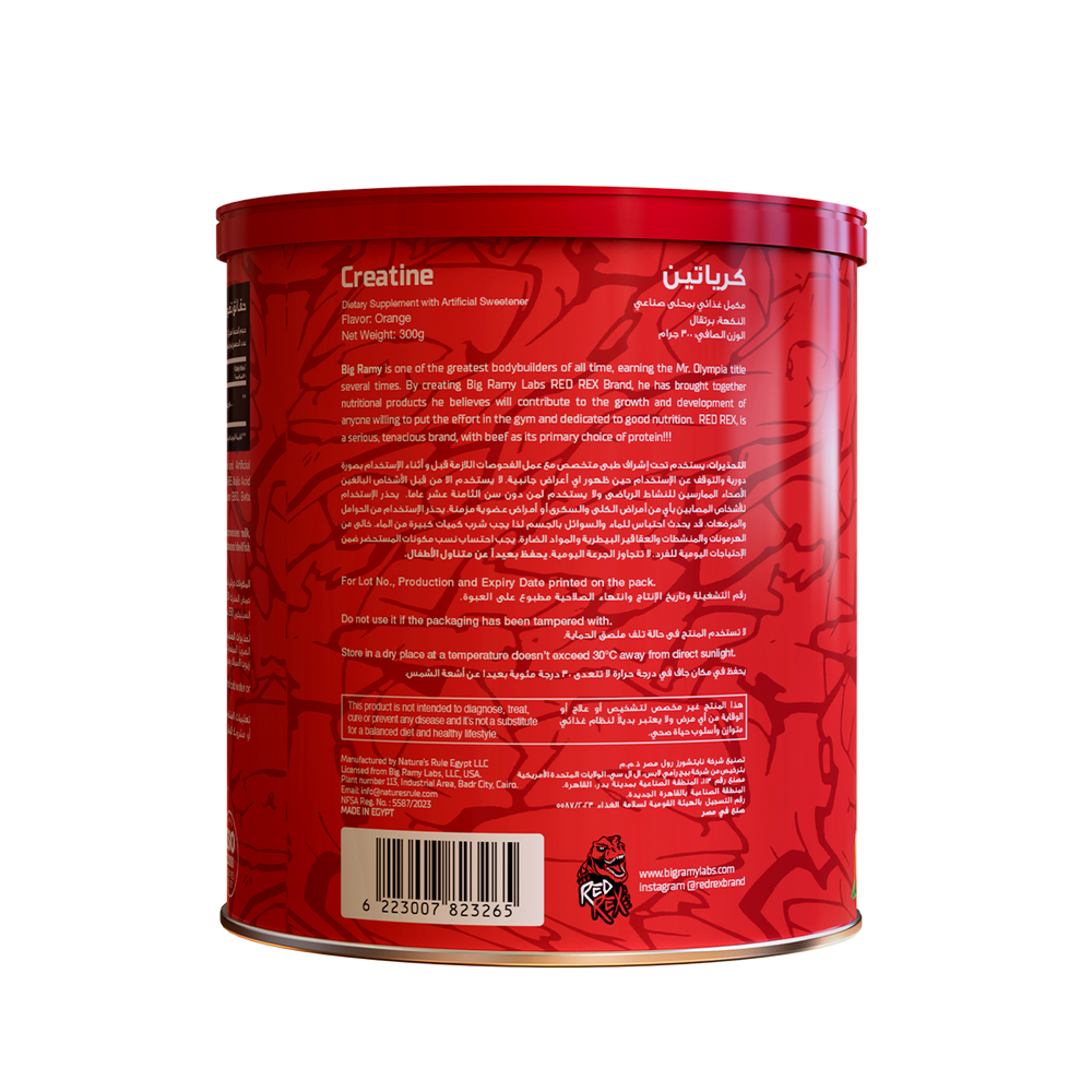 RED REX CREATINE 5000MG FLAVORED